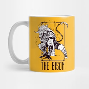 THE BISON (WHITE BG) Mug